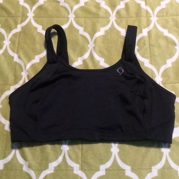 38D Moving Comfort sports bra Black - Picture 1 of 4
